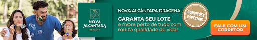 Banner para falar com corretor e garantir seu loteamento em Dracena no Nova Alcântara Dracena, terrenos à venda na região.