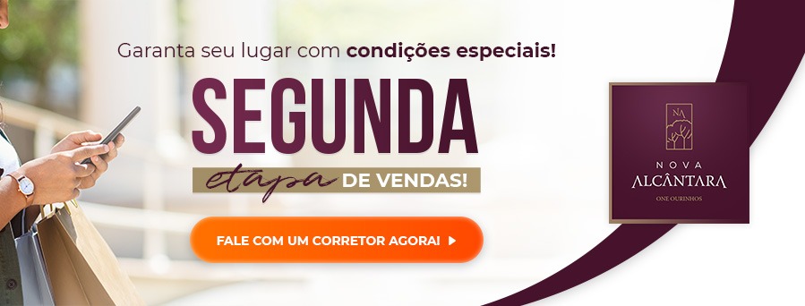 Banner para garantir seu lugar com condições especiais - Segunda etapa de venda NA Ourinhos