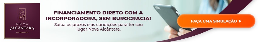 Banner sobre financiamento direto com a incorporadora, sem burocracia! Nova Alcântara One Ourinhos